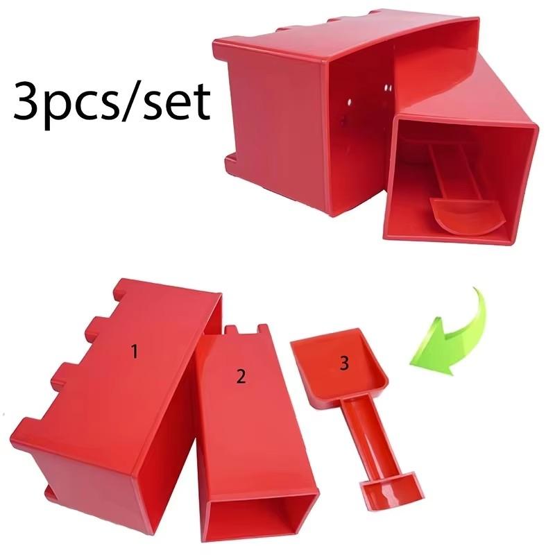 Juguetes de Agua para Niños para la Playa Set de Moldes para Arenero Pala Castillo Paredes de Construcción Molde de Briquetas de Panal Juego de Arena al Aire Libre de Verano