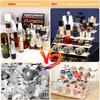 2-7 Katlı Akrilik Ahşap Bebek Teşhir Kozmetik Parfüm Düzenleyici Kutusu Cupcake Standı Vitrin Mini Figür Oyuncak Model Depolama Rafı