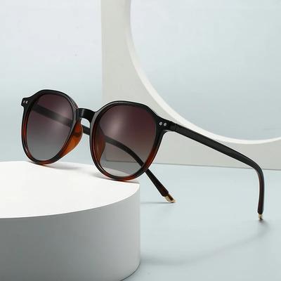 New Retro Round Sunglasses Men Women Classic Black Frame Sun Glasses Fashion Black Driving Male Female Goggles Uv400