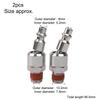 1 4 NPT Connector Pneumatic Quick Joint Hardened Steel Connector Wide Application Air Couplers 1 4 Inch Air Connector