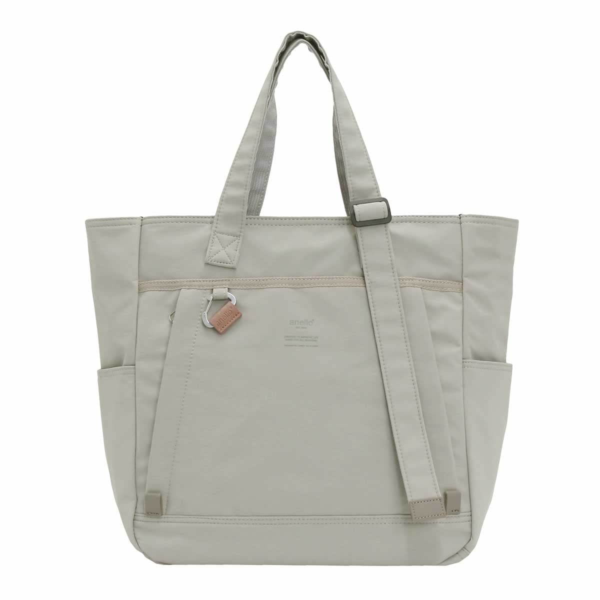 

Tote Bag A4 Water BASE ATM0523 Light Gray [Anello] Repellent/Multi-storage
