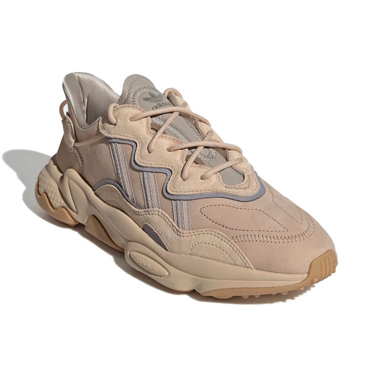 Adidas Ozweego Pale Nude Unisex Sneakers Tan Lys-brun Solar-rød EE6462