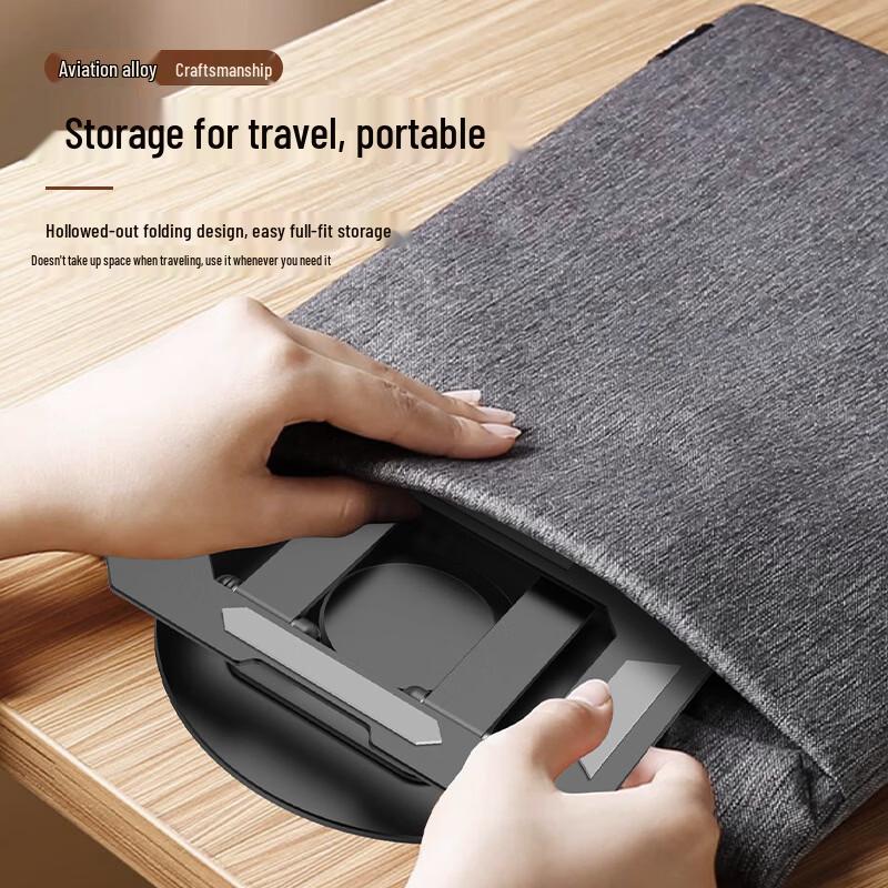 OLOEY Foldable Metal Laptop and Tablet Desktop Stand