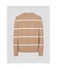 Binpolmen Cable Stripe Knit Beige