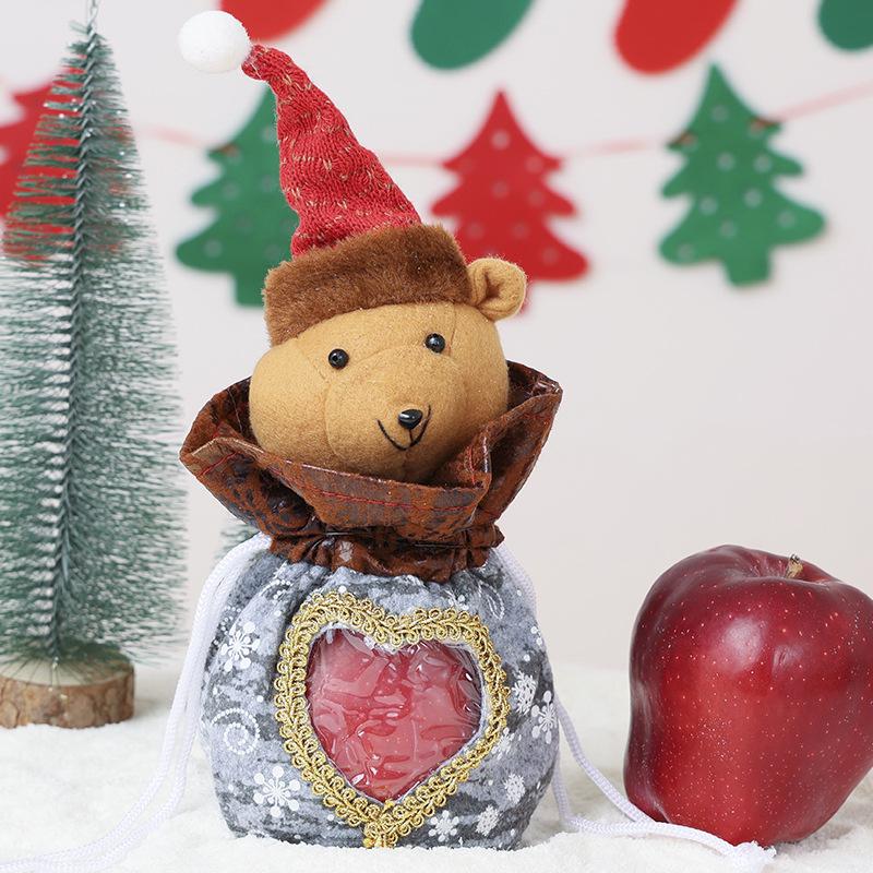 Christmas Eve Gift Bag: Snowman & Santa Candy Packaging for Kids