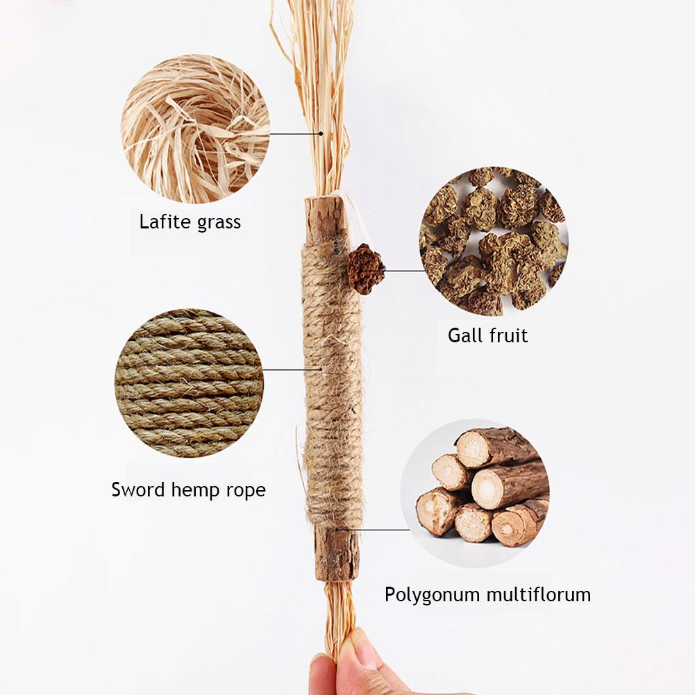 Cat Toys Silvervine Chew Stick Pet Supplies Cleaning Teeth Stick Pet Bite Cat Toy Hemp Rope