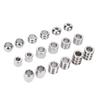18Pcs Viking Hair Beads Stainless Steel High Hardness Perfect Size Simple Design Wide Application