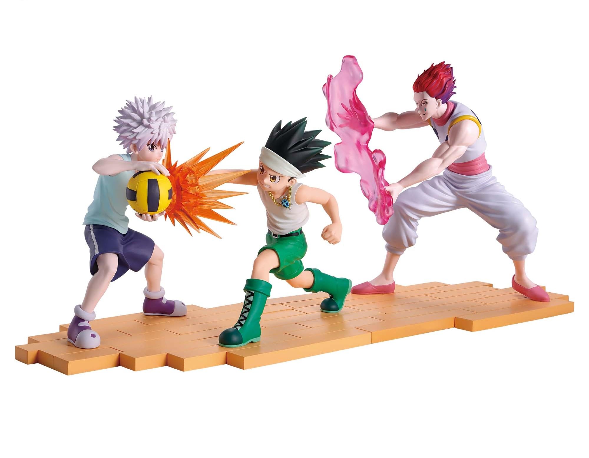 

Hunter x Hunter Hisoka Gon Figures Arc Set of Official Authentic Killua, & - G.I. [Complete 3] Goods,