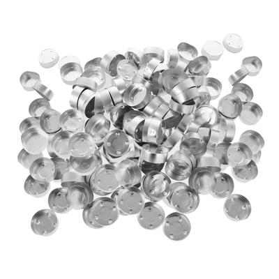 Wholesale 200Pcs Empty Aluminum Tealight Cups DIY Candles Tealight Containers Case Candle Making Mold Tools 38x14mm
