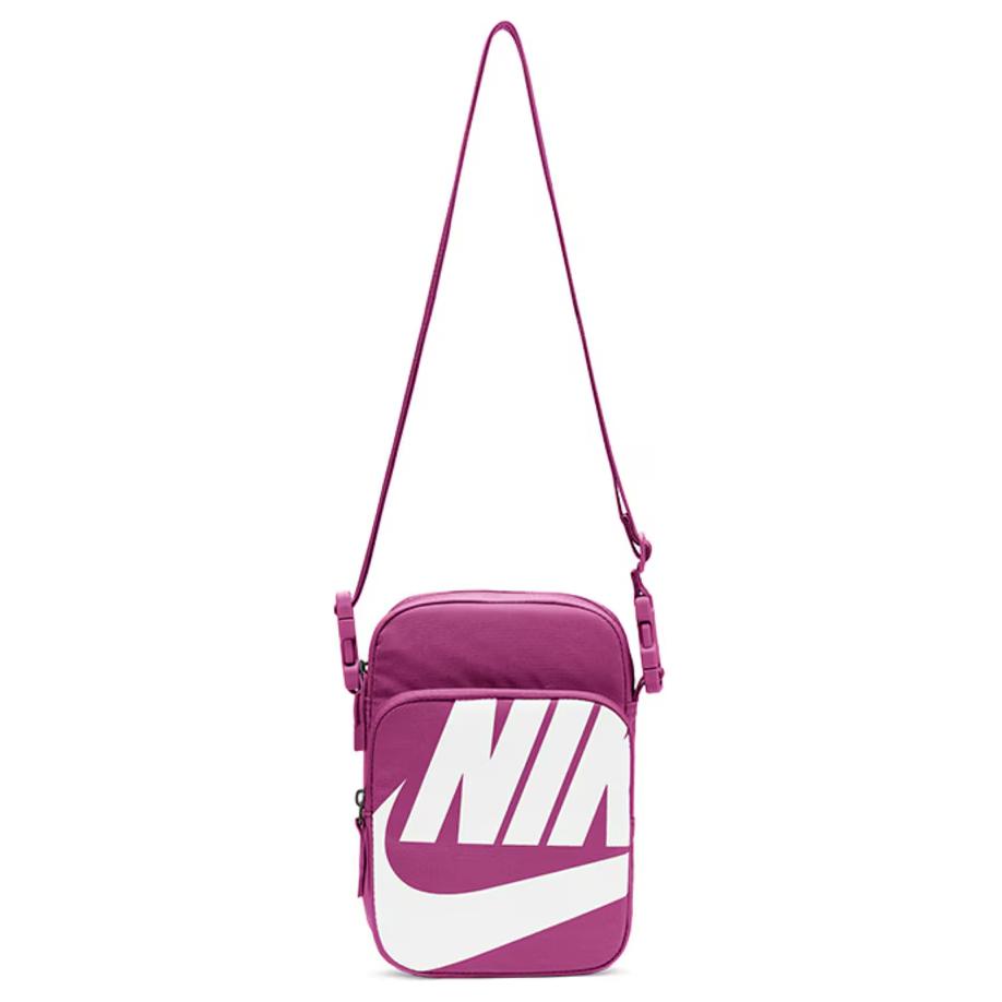 New Nike Heritage Polyester Shoulder Bag, Crossbody Bag Regular Unisex Cactus Red BA6344-564