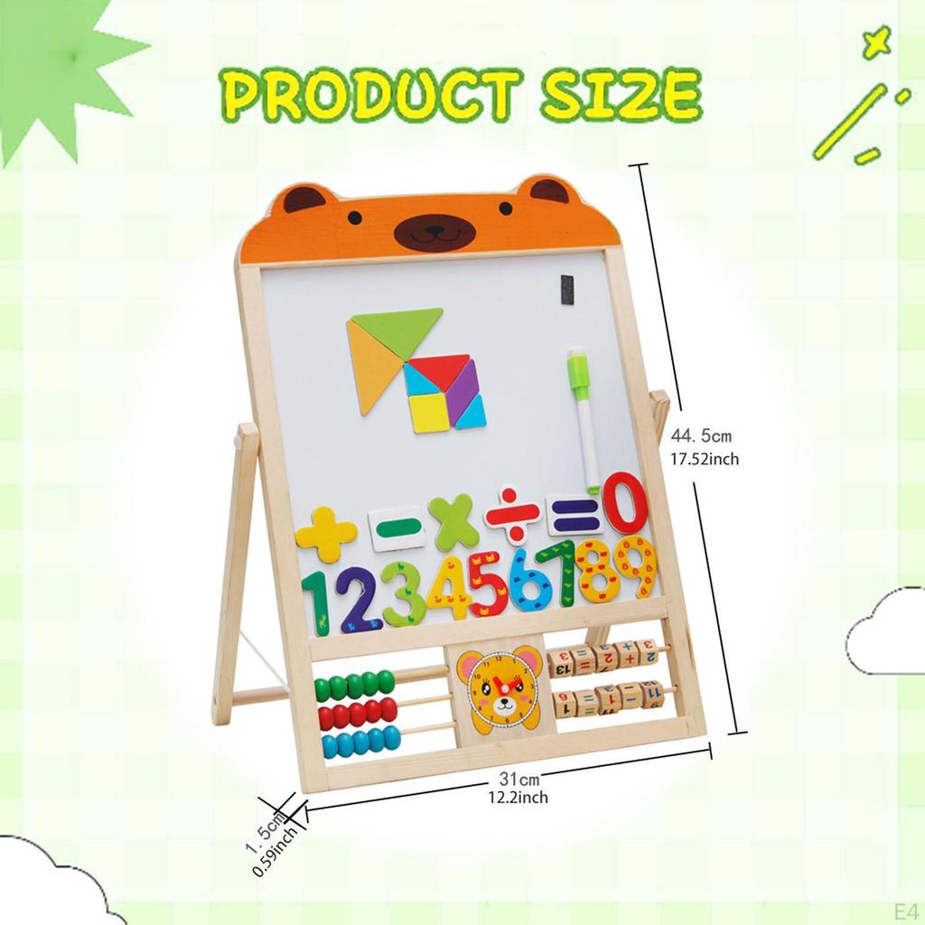 Drawing Board Learn Toy Educational Ideal Gift Painting Kids Art Easel Frog