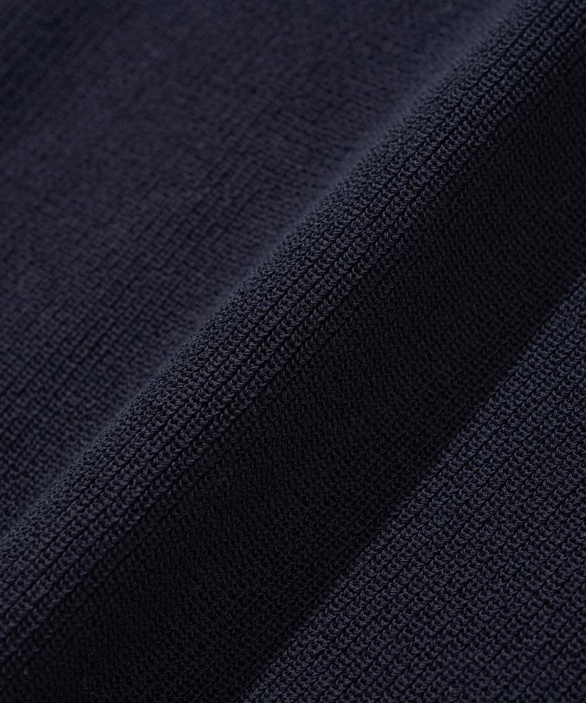 KNITTED Coolever Clover Round Knit Navy