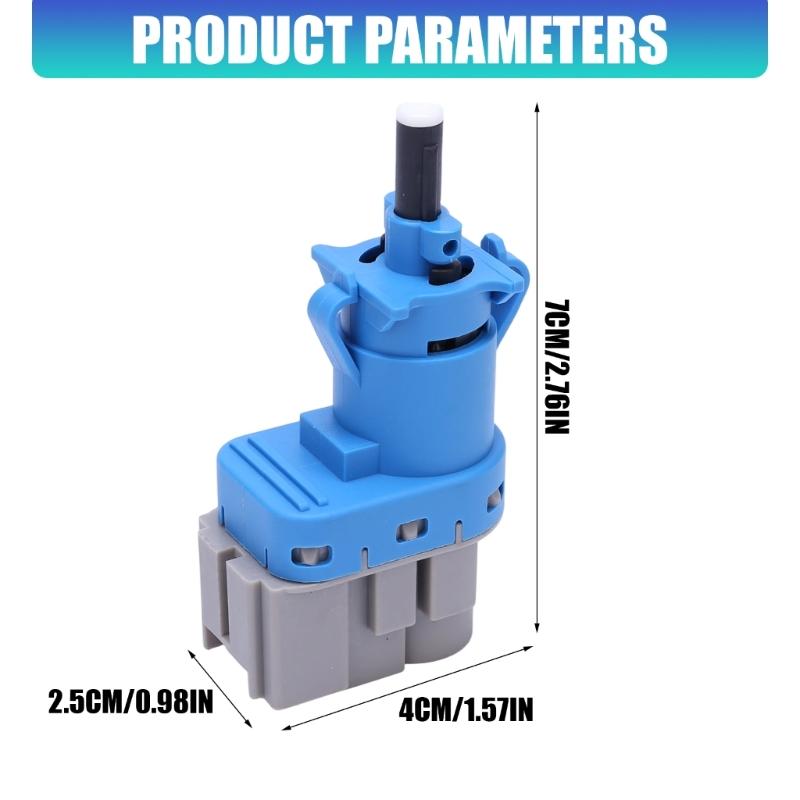 Stop Lamp Service Switches with Clip In Housing, Part 8T4796854M for Selected Vehicle Maintenance, Brake Light Repair, and Service Needs
