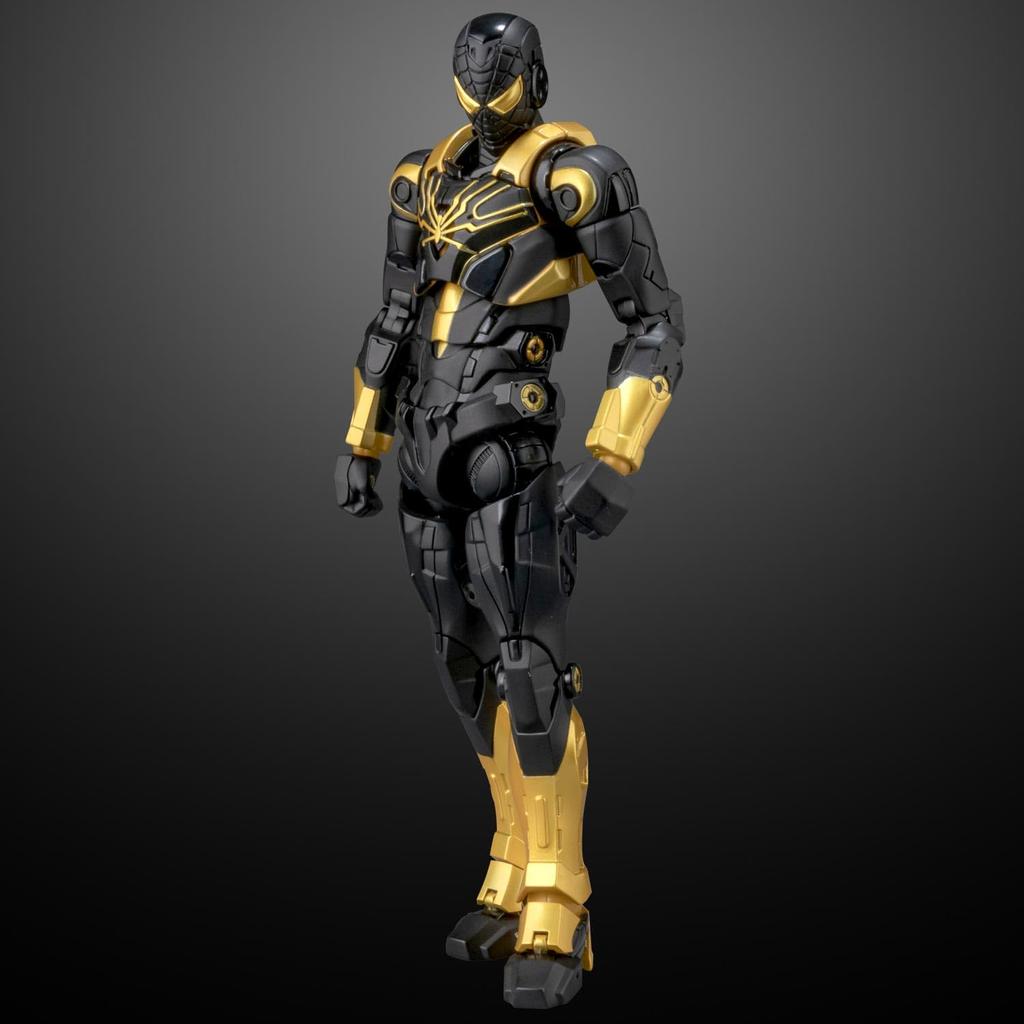 Fighting Armor Iron Spider STEALTH TECH Approximately 165mm and ABS Painted Movable Figure (ONYX Ver.) Die-cast, PVC,