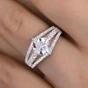 Proposal Wedding Ring For Women, Light Luxury Ring With A Sense Of Fashion Design, Elegantly Inlaid With Shiny Zircon.