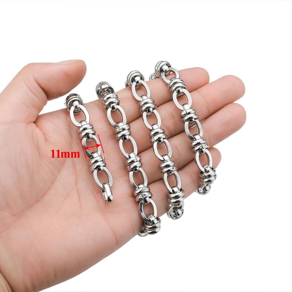 1 Meter Stainless Steel 304 Chunky Knot Big Chains DIY Jewelry Making Accessories Hip Hop Necklaces Findings Bracelets Supplies