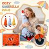 Plush Umbrella Pillow Stuffed Toy Soft Comfort Cushion Sleep Aid Plush Doll Gift for Kids and Adults Birthday Present