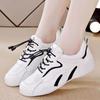 White Shoes for Women In Autumn New Korean Style Versatile Casual Soft Sole Leather Sports Shoes for Women Wearing Dad Shoes for Women At Work