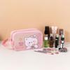 Portable Cartoon PVC Cosmetic Bag Cute Wash Pouch Durable Storage Bags  Girl