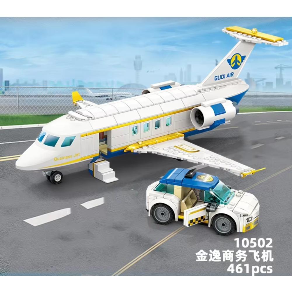 City Airplane International Passenger Plane Flight Model Building Blocks Airport Airlines Station Bricks Sets Kids Toy Technical