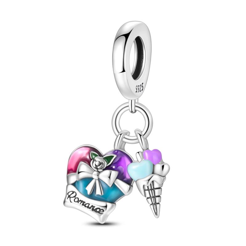 Kupfer Pudel Wal Handtasche Eiffelturm Elegant Charms Perlen Anhänger Passend für 3mm Armbänder DIY Feiner Schmuck Herstellung