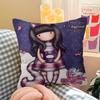 S-Santoro-Gorjuss Cute Cartoon Girl Office Cushion Pillowcase Car Cushion Cover45X45CM Lumbar Pillowcase Sofa Pillowcover