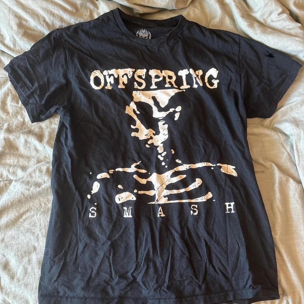 The Offspring Smash рок-музыкальный тур концертная черная футболка с коротким рукавом KV38704 Унисекс Футболка XXXXL