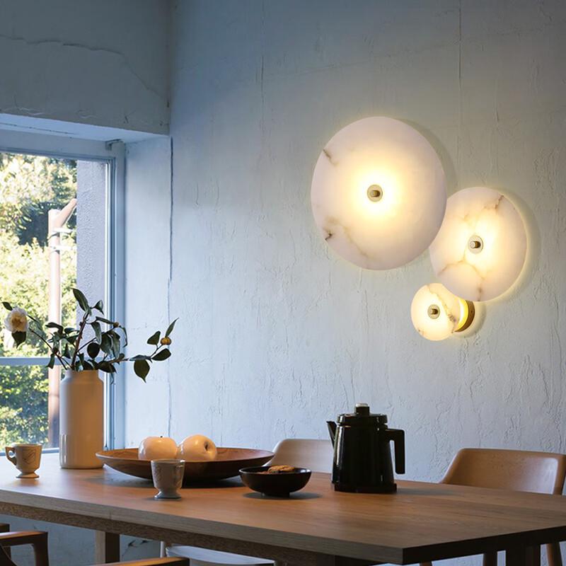 Modern Round Marble Wall Lamp