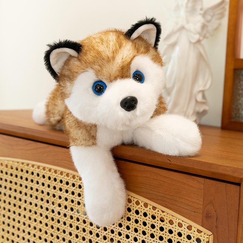 Cartoon Husky Plush Toys Children's Comfort Dolls Home Hang Dog Ornaments Office Doll Car Pillow