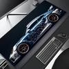 Large White Sports Car Design Mouse Pad Gaming Anti-Slip Rubber Base Extended Desk Mat for Gamer Office Use Computer Accessories
