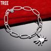 925 Sterling Zilver Krab Hanger Zijketting Slimme Armband Cadeau Sieraden