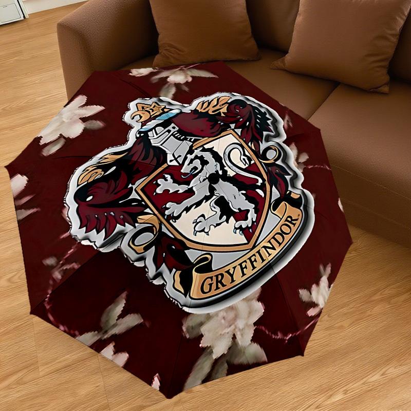 1PC Warner Gryffindor Coat of Arms Umbrella-8-Rib Reinforced, Automatic Open, Lightweight & Durable-A54