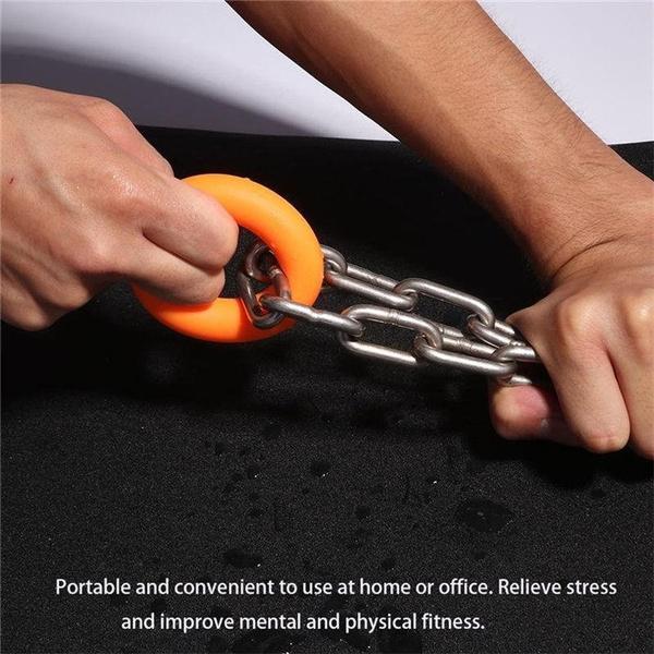 Silicone Strengthener Finger Stretcher Hand Grip Fitness Fidget Toy Balls Muscle Power Training Rubber Ring Exerciser