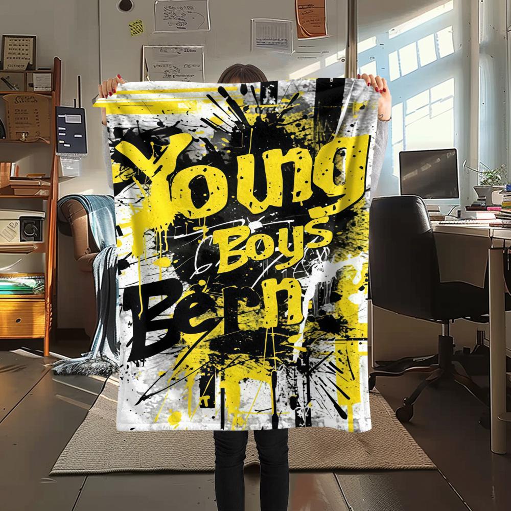 YB Print FlAannel Blanket, High Quality Comfortable for All Seasons, Home Decor, Warmth and Comfort