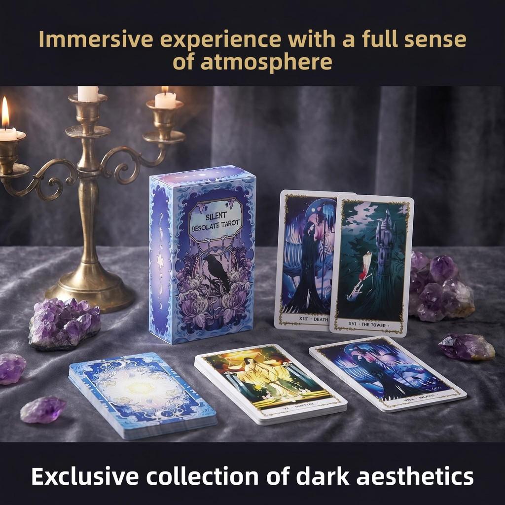 Tarot Weset Silent Wasteland Kartendeck Für Anfänger Und Kreatives Lernen