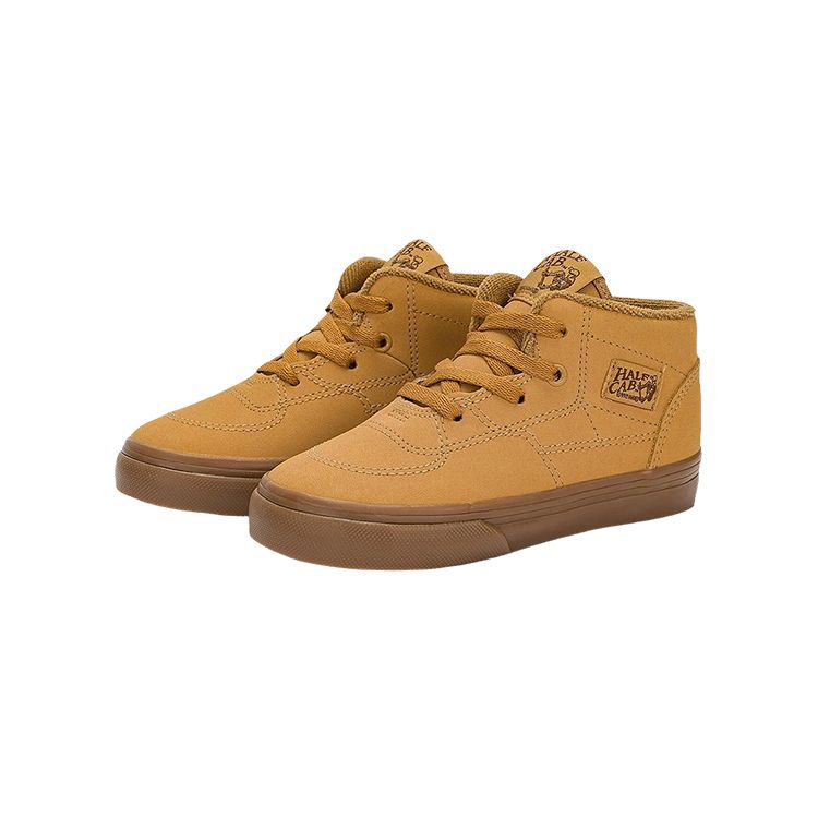 Vans Half Cab Comfortable Versatile Low Top Walker Shoes Baby sneaker Brown VN0A38EDOTS