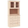 VidaXL Buffet ALTA 77x35x165 Cm Solid Pine Wood 3187779