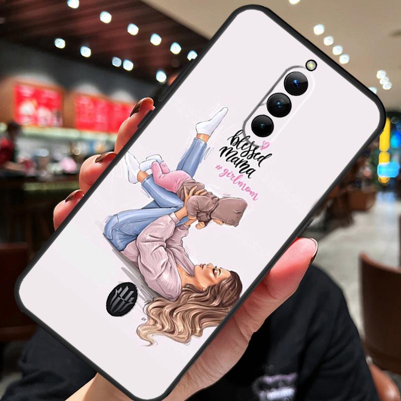 Baby Mom Daughter Girl Son Dad Case For ZTE Nubia Red Magic 8S 9S 10S 8 9 10 Pro Plus 6S 7S 6 7 Pro 5G 6R 11 Pro Plus Cover