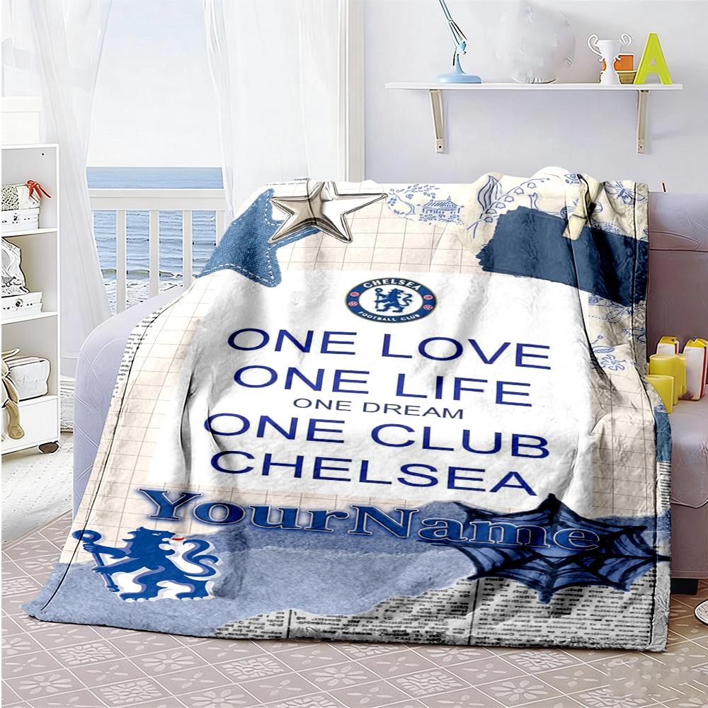 Chelsea Personalized Name Blanket Multi-purpose Customizable Blanket Durable Comfort Great for Seaside Living Room Picnics Bed Ideal for All Seasons