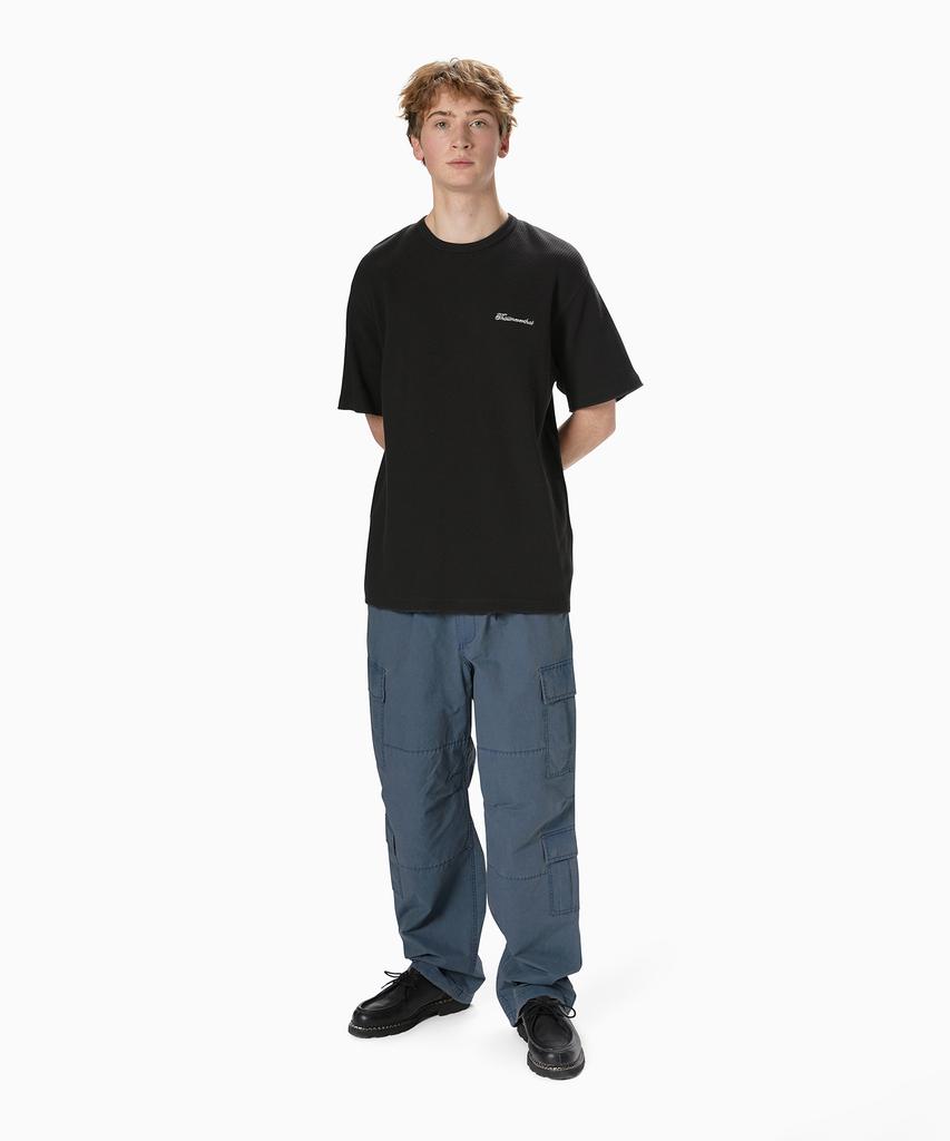 THISISNEVERTHAT Waffle Tee Off Black