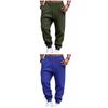 Pantaloni da Jogging Casual Americani da Uomo, Monocolore, per Palestra, Fitness, Allenamento