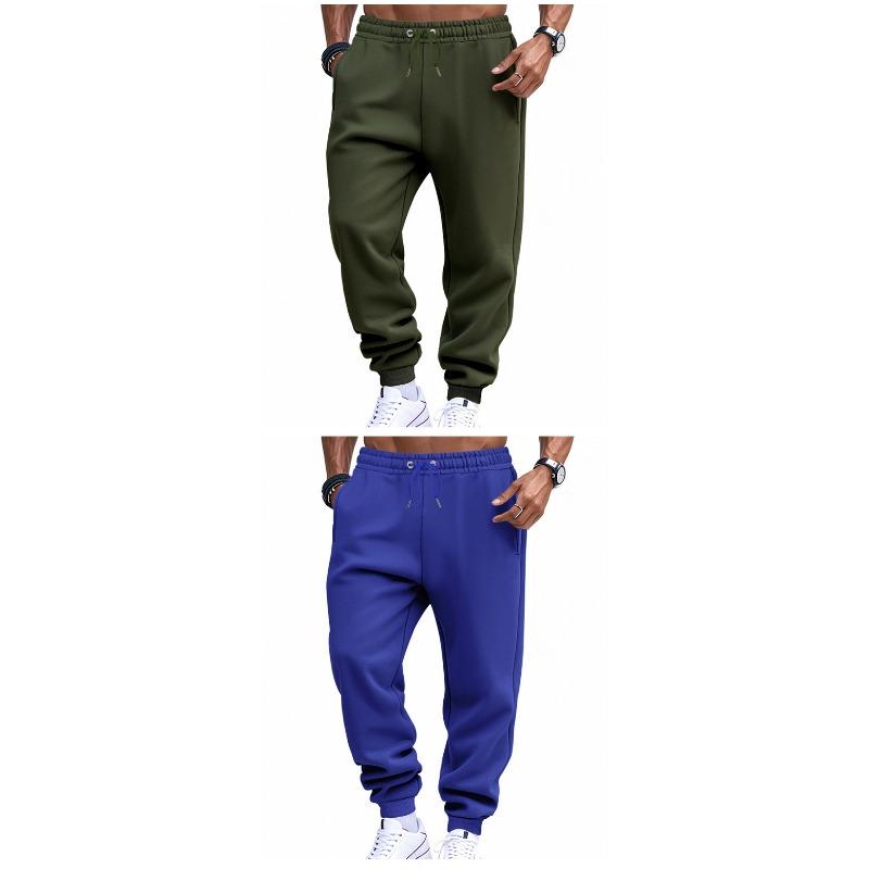 Pantaloni da Jogging Casual Americani da Uomo, Monocolore, per Palestra, Fitness, Allenamento
