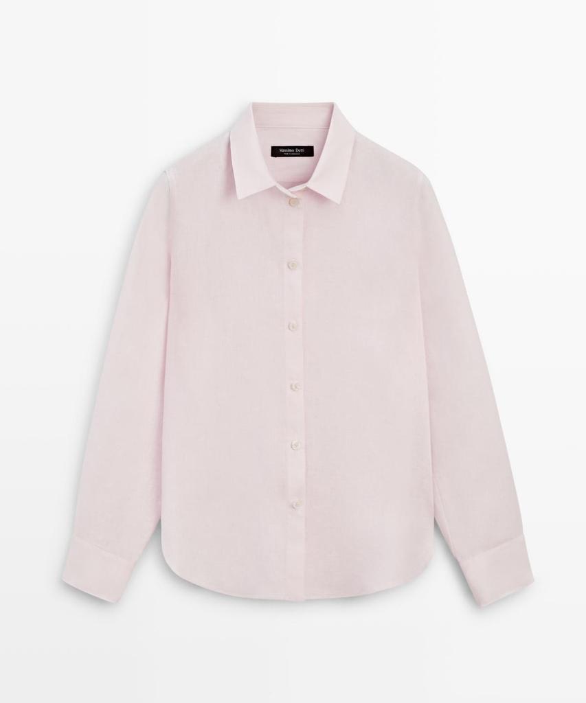 Masimodutti 100% Linen Loose Fit Shirt