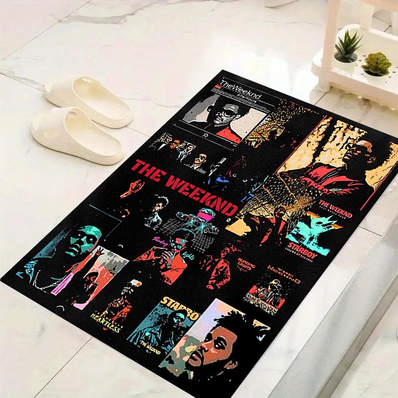 The Weeknd Carpet Rug for Living Room Bedroom Home Sofa Decoration,Kids play Non-slip Floor Mat