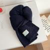 Womens Winter Wool Blend Knitted Beaded Scarf Gloves Set Casual Chic Accessory In Multiple Colors
