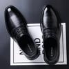 2025 leather shoes genuine leather men's business dress men's shoes British style wedding derby shoes men's high-end sense non-slip pure leather