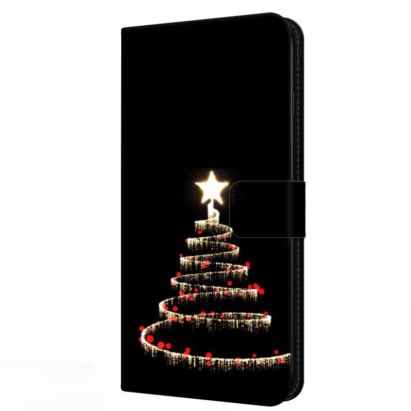Cover For Xiaomi Poco F7 F 7 Relief Stand Book Flip Leather Case Merry Christmas Magnetic Wallet Protector Redmi Turbo 4 Pro