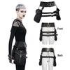 Gearduke Women's Steam Punk Pu Leather Waist Bag With Vintage Phone Holder Trendy Cross-border Fashion