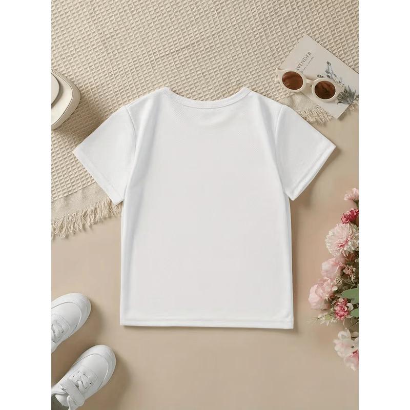 European Sizes Colorful Watercolor-Style "I Love You" Tee for Girls | Perfect for Daily Wear, Gift for Loved Ones