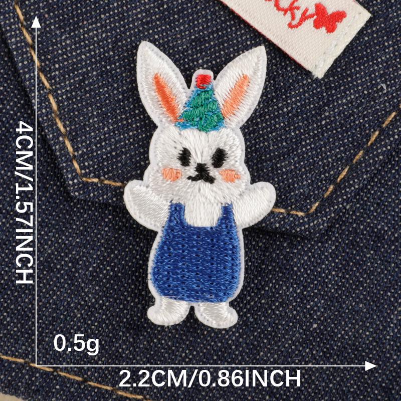 Korean Cartoon Animal Embroidery Patch: Cute DIY Accessory for Clothing